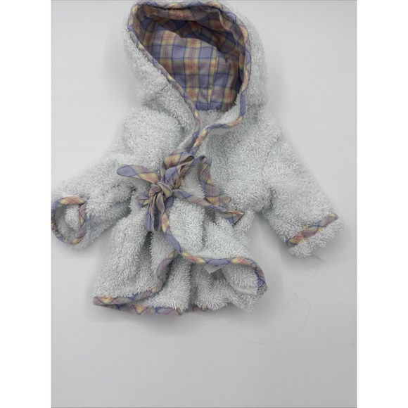 2003 American Girl Bitty Baby Robe Blanket Blocks Bear Pajamas Camera Toy - Picture 14 of 16